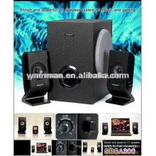 Enceinte haut-parleur sans fil Subwoofer en bois 2.1 SBS-A300 pour lecteur dvd